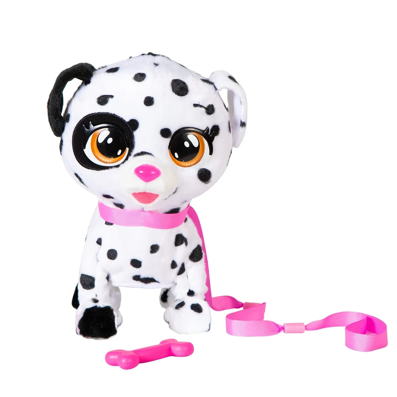 Bebés Llorones Spot the Dalmatian Dotty Pet, Interactive Dog Plush That Walks and Cries for Truth, Toy for Girls and Boys +3 Years Old