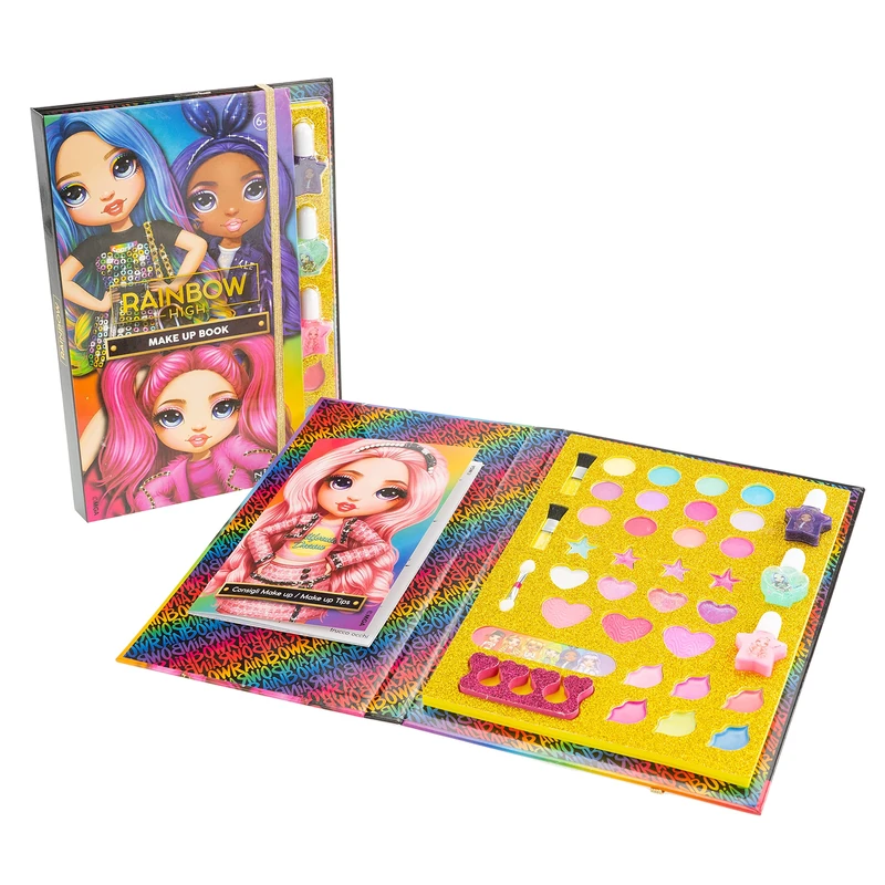 Nice - Rainbow High Make Up Book Set, Multicoloured, One Size (97009)
