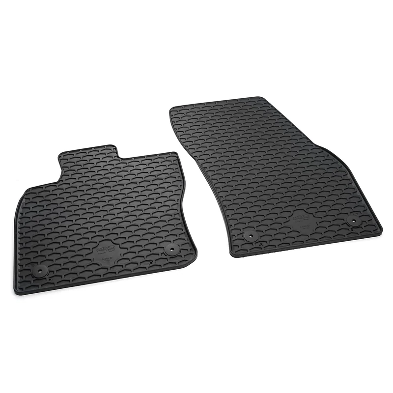 Volkswagen 2K8061551041 Rubber Floor Mats 2 x Front All-Weather Mats Plus Rubber Mats Black - Image 1