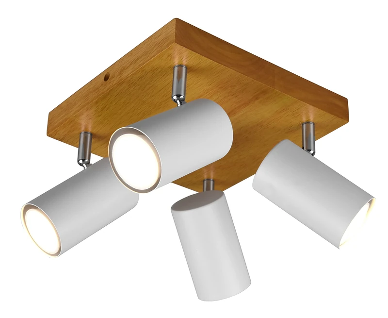 TRIO, Spot, Marley 4xGU10, max.35,0 W Body: Metal, matt White L:22 cm, L:22 cm, H:16 cm IP20,Without Illuminant