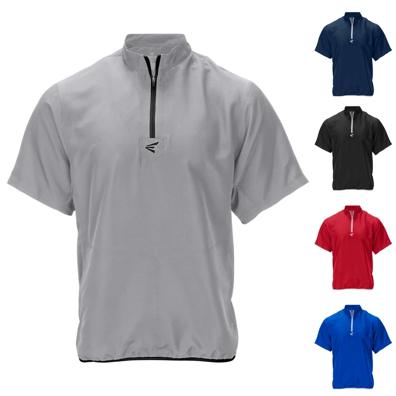 Easton Men's 8072432 Alpha CAGE Jacket SS GY XL, Grey, X-Large