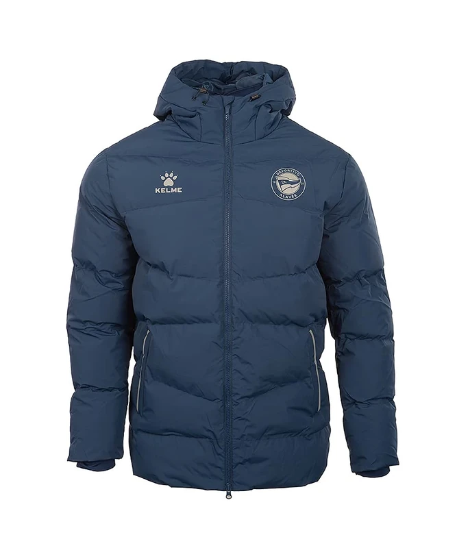 DEPORTIVO ALAVÉS Unisex Youth Equipación Oficial Paseo 21/22 Plumífero, Juventud, Azul Marino Down Jacket