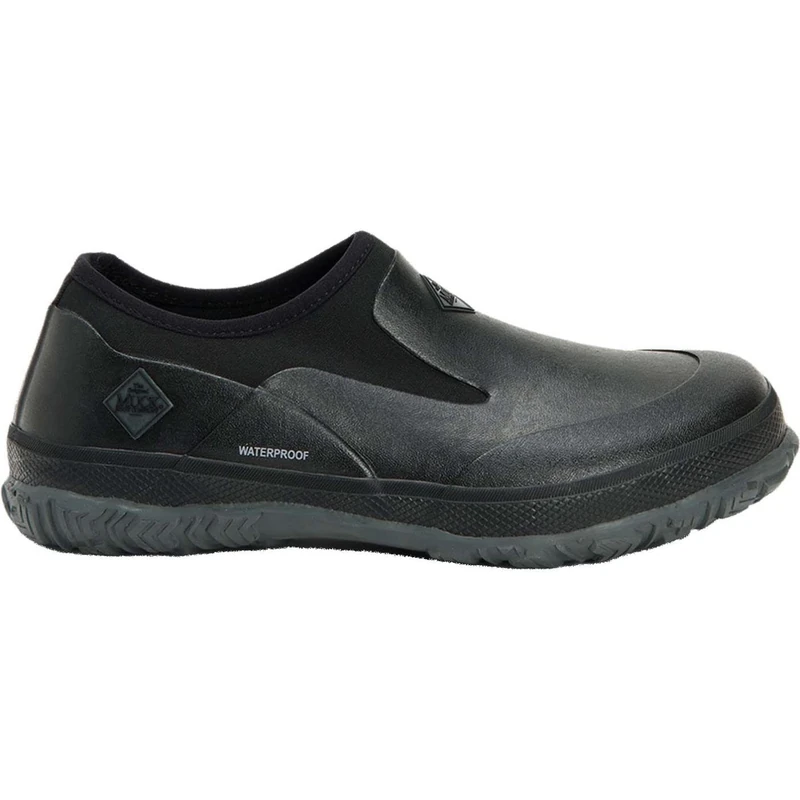 Muck Boots Unisex Forager Low Pull On Waterproof Shoe, Black, 4