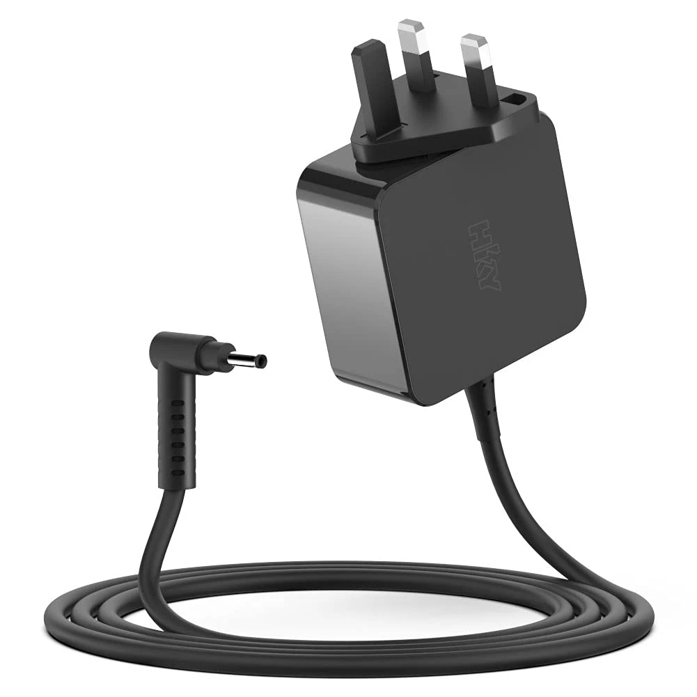 ASUS Laptop Charger, HKY 19V 2.37A Power Adapter for ASUS VivoBook L410MA L403SA E406NA E510 E203MA X515JA X413JA X412F X553SA S513EA S435EA M413IA X442UA X453MA X420 UX461UA UX362F UK Plug Cable