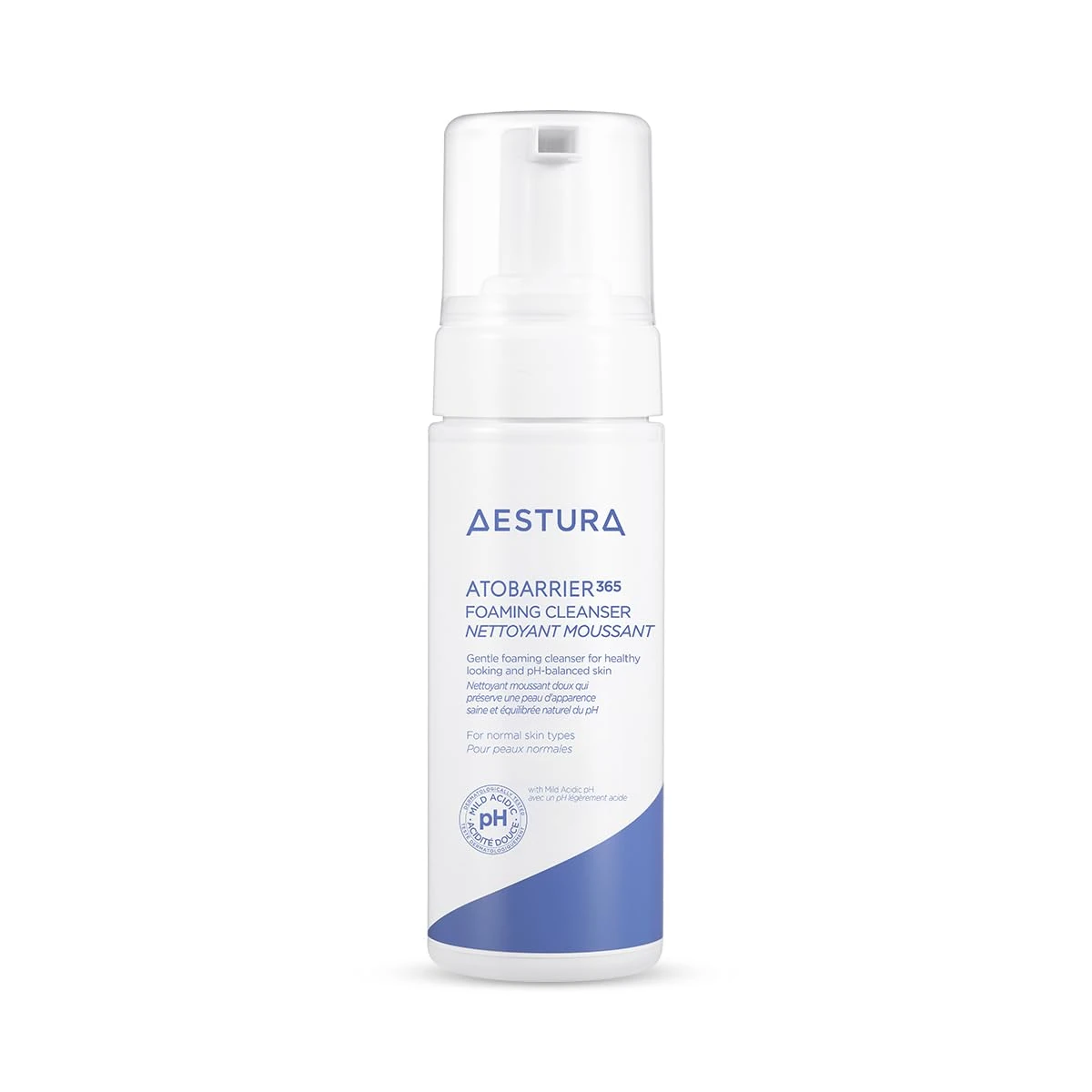 AESTURA ATOBARRIER365 FOAMING CLEANSER | Foaming Face Wash with Mild Acidic pH formula | Rich Mousse Cleanser | Dermatologist Tested | 150mL