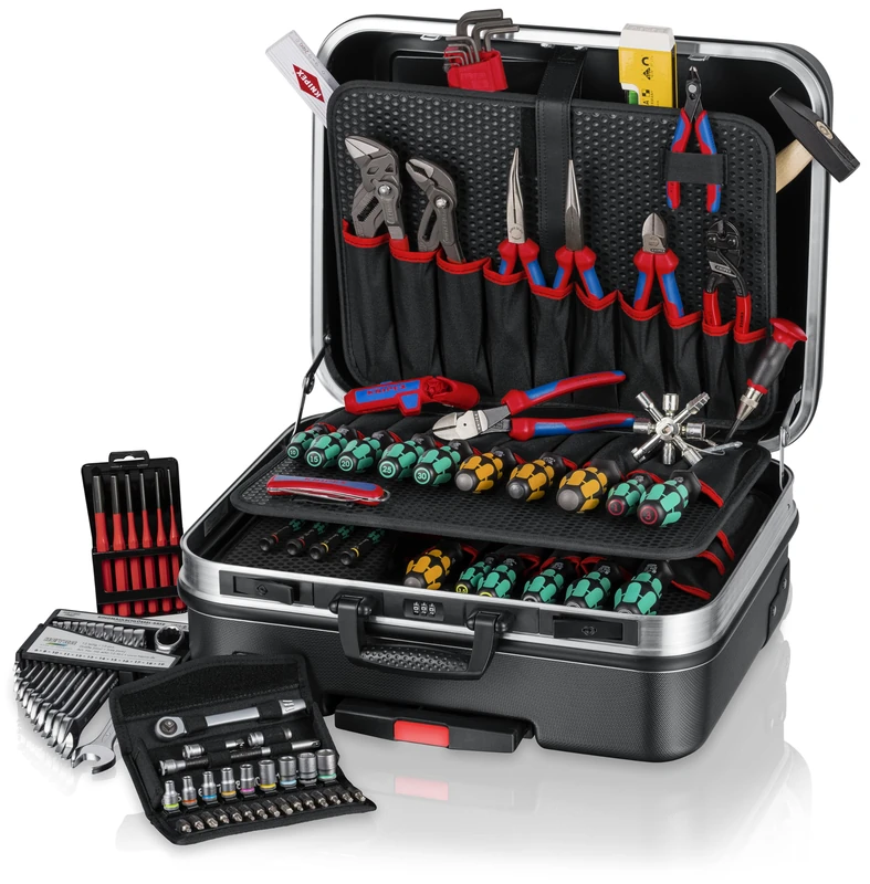 KNIPEX Tool Case “Big Basic Move” Mechanic 90 Parts 515 mm, 00 21 06 M