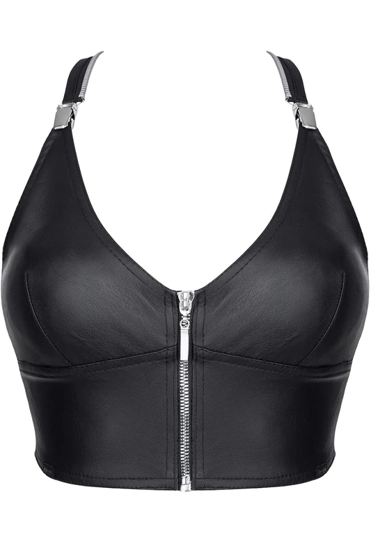 Demoniq Black Rose 2.0 Zita Top Black One Size - Image 1