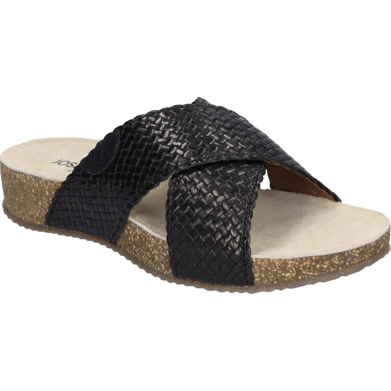 Josef Seibel Women's Tonga 70 Sandal, Schwarz, 7 UK