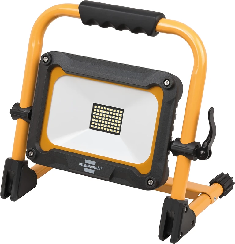 Brennenstuhl Jaro 3010 MA/LED Work Light 30 W for Outdoor Use IP54 (LED Construction Spotlight with USB-C Charging Interface, 3 Switching Levels and Max. 12 Hours Lighting Time, 3200 lm, 6500 K)