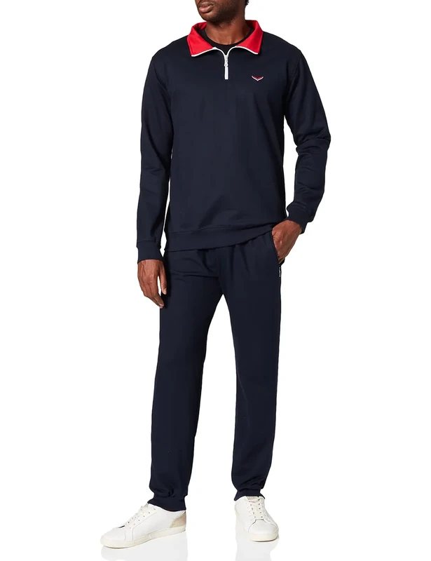 Trigema Men's 674813119S Leisure Suit, Navy, 5XL