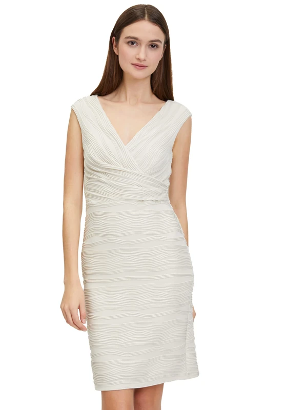 Vera Mont Vera Mont Women's 0192/4855 Dress, Cream/Gold, 46