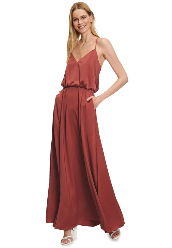 Vera Mont Vera Mont Women's 8403/4067 Dress, Bright Rust, 32 - Image 1