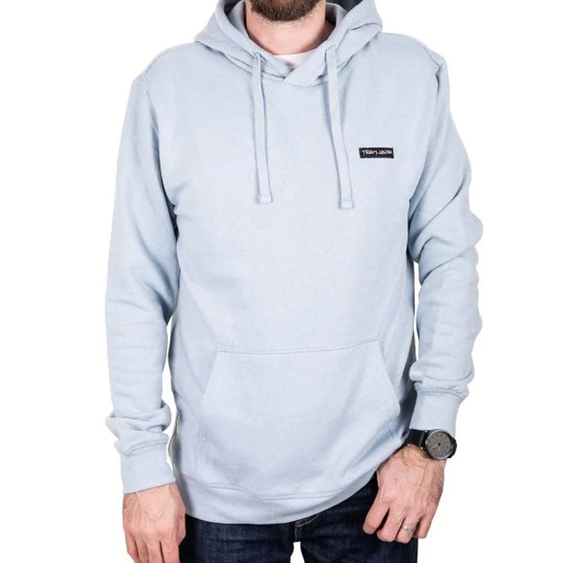 Teddy Smith Men's S-NARK HOODY Hooded Sweatshirt, GLACIER CHINE, L