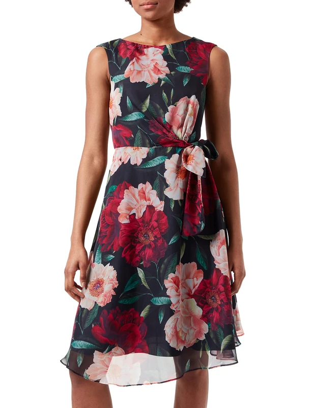 Vera Mont Vera Mont Women's 4517/4070 Dress, Dark Blue/Red, 42