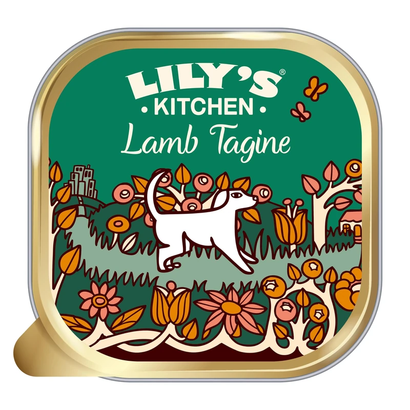 Lily's Kitchen Made with Natural Ingredients Adult Wet Dog Food Tray Lamb Tagine 10 x 150g