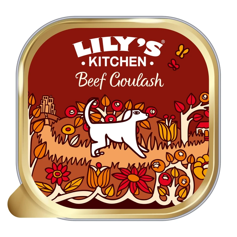 Lily's Kitchen Made with Natural Ingredients Beef Goulash Adult Wet Dog Food 10 x 150g