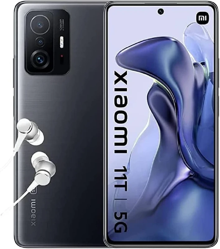 Xiaomi 11T Pro 5G - Smartphone 8+128GB, 6,67” 120Hz AMOLED flat DotDisplay, Snapdragon 888, 108MP pro-grade camera, 5000mAh, Meteorite Gray (UK Version + 2 Years Warranty)
