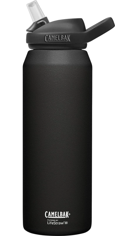 CAMELBAK Eddy+ Lifestraw Vss 1L Bottle, Black - Image 1