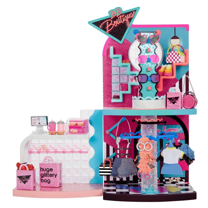 L.O.L. Surprise 580652EUC LOL OMG Mall UNbox 50+ Surprises-2 Floors, Spinning Features & Cafe-Collectable-Suitable for Kids from 4 Years