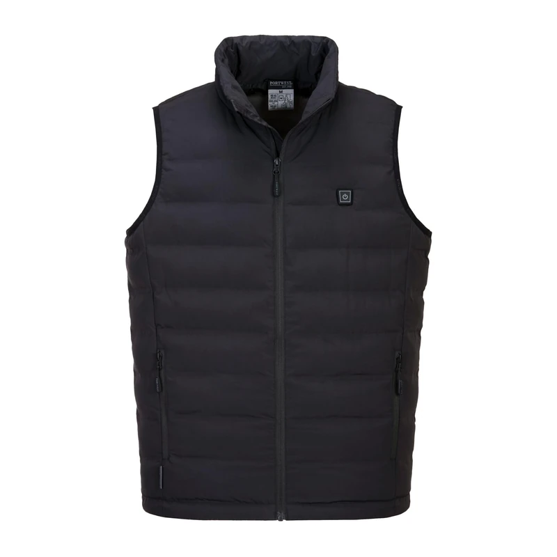 Portwest S549 Heated Bodywarmer Gilet Vest with Carbon Fibre Panels Water-Resistant Thermal Insulated Lightweight Vest with USB Cable Texpel Finish, XXXL - Image 1