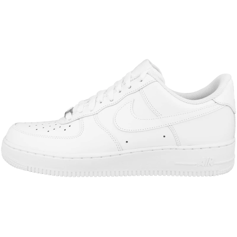 NIKE DC9486-101 Air Force 1 '07 Next Nature Women White/White-Black-Metallic Silver UK 4