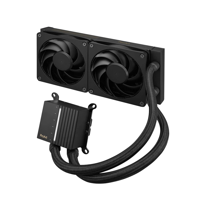ASUS ProArt LC 240 All-in-One CPU-Wasserk?hlung - 2x 120mm PWM L?fter - Black (90RC01K0-M0EAY0)