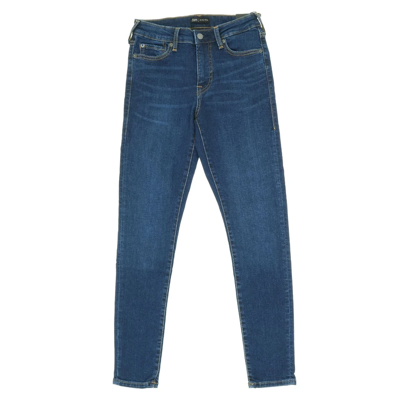 True Religion Women's Jennie Mid Rise, Dark Co-Op, 23 Blue - Image 1