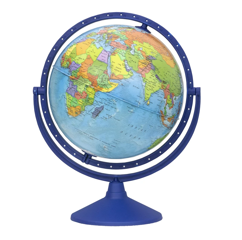Exerz 30CM Educational World Globe All direction 360° rotating - Diameter 30cm
