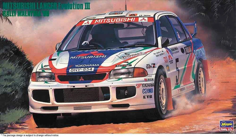 Hasegawa - 1:24 Mitsubishi Lancer GSR Evolution III - Rally Malaysia 96