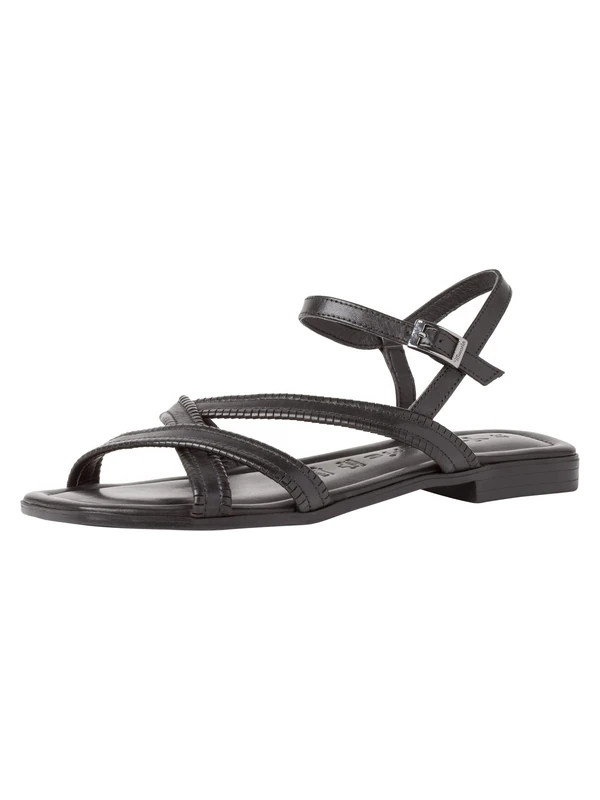 Tamaris Damen Damen 1-1-28126-28 001 37, Flat Sandal, Black,