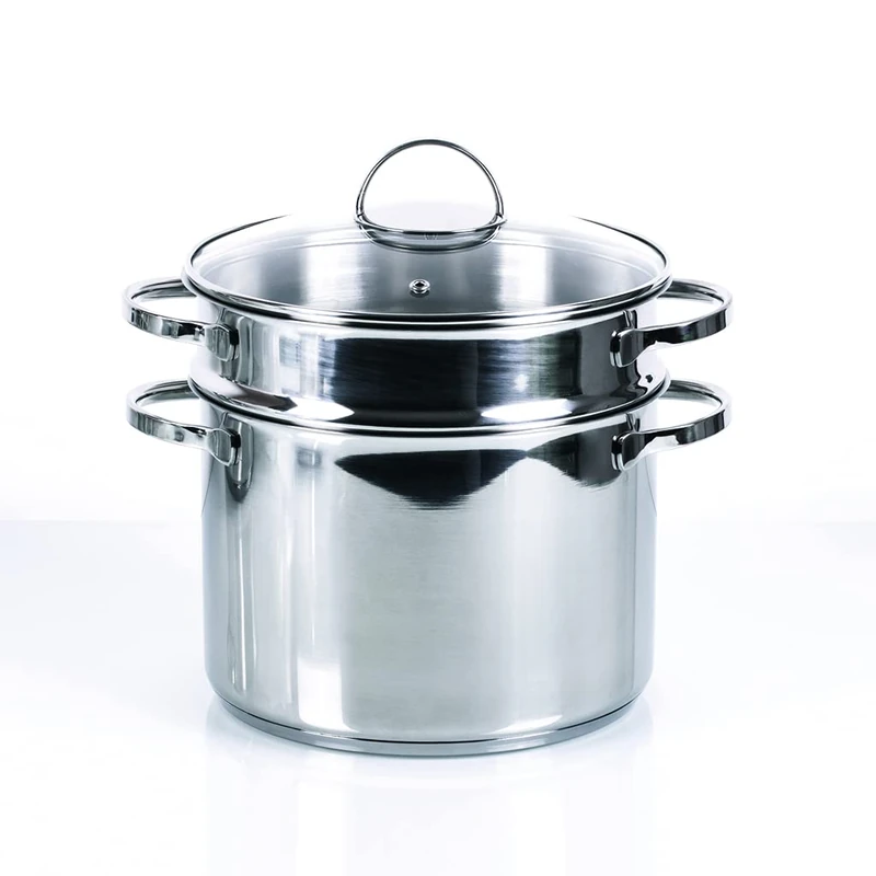 Moneta Cheerful 22 cm Stainless Steel Pastaiola for All Fires 5.9 litres