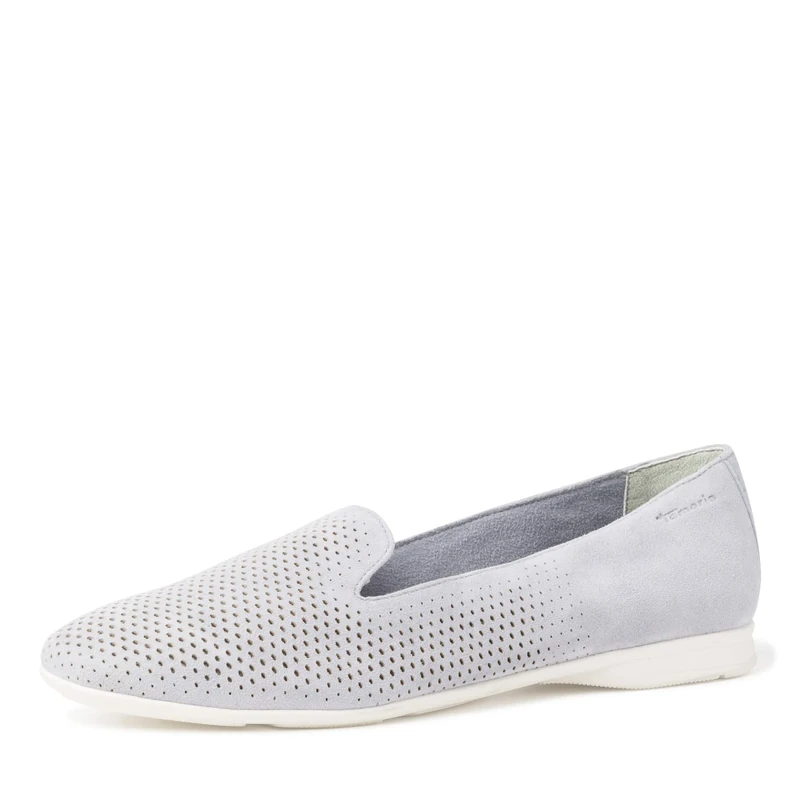 Tamaris Damen 1-1-24601-28, Loafer, Light Blue,