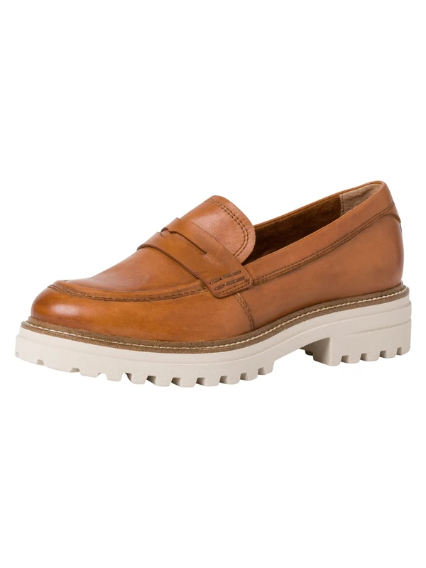 Tamaris Damen 1-1-24708-28, Loafer, Cognac,