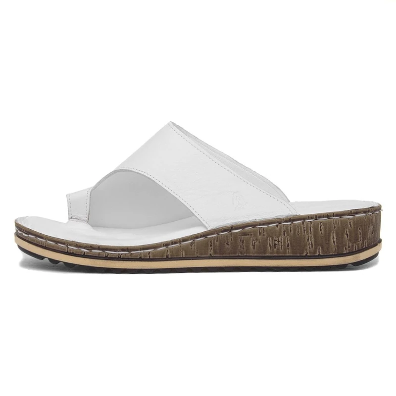 Hush Puppies Elissa Toepost Sandal, White, 5