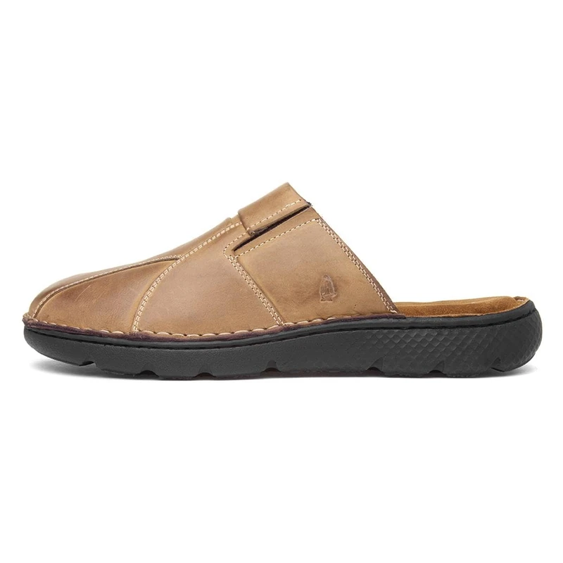 Hush Puppies Mens Carson Mule Slide Sandal, Olive, 8 UK