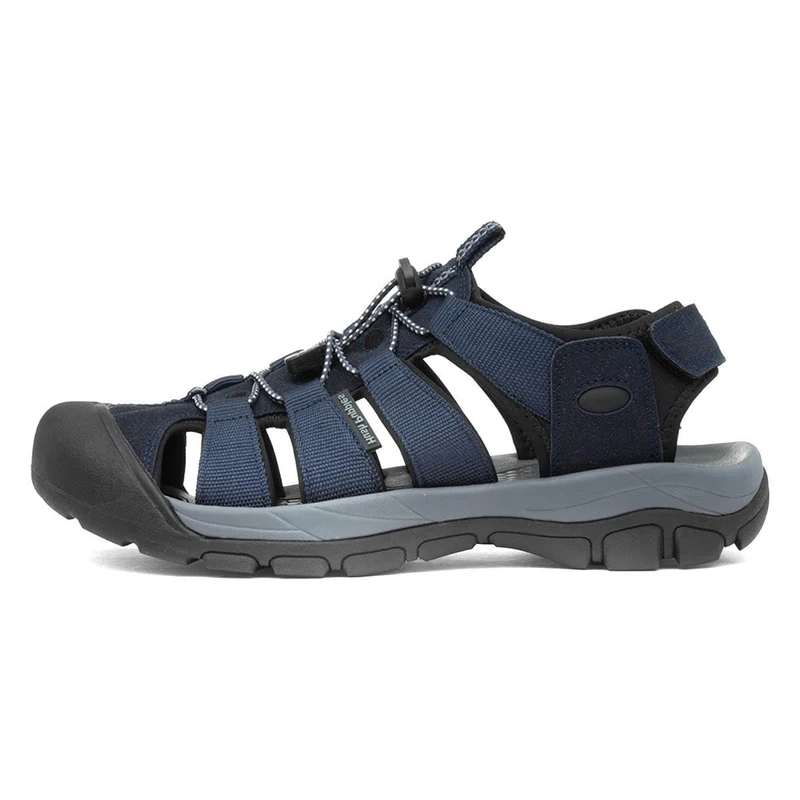 Hush Puppies Peru Sandal, Navy, 8