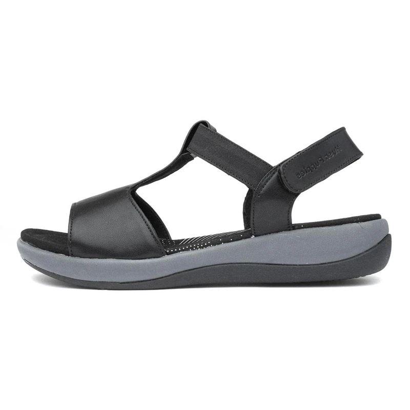 Hush Puppies Women's Sylvie Sandal, Black, 4 UK