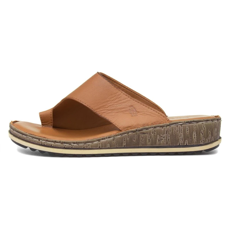 Hush Puppies Womens Elissa Toepost Sandal, Tan, 3 UK