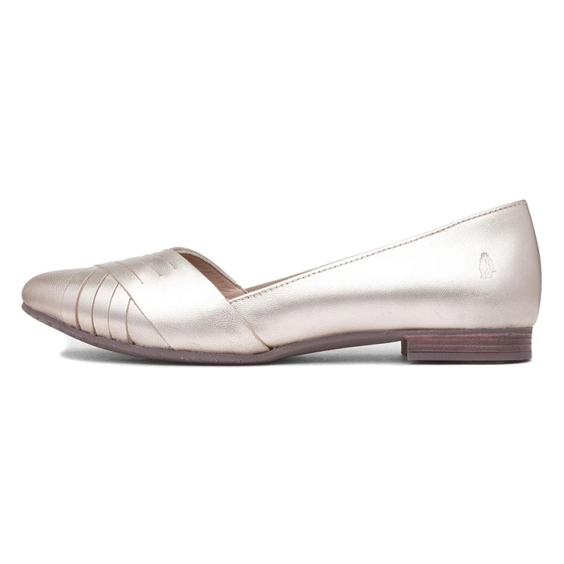 Hush Puppies Marley Ballerina, Gold, 4