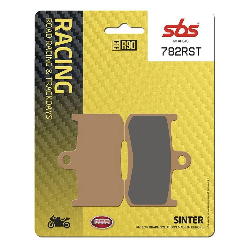 SBS Unisex Adult 656782RST Front Brake Pads Racing 782RST, Other, Taglia Unica