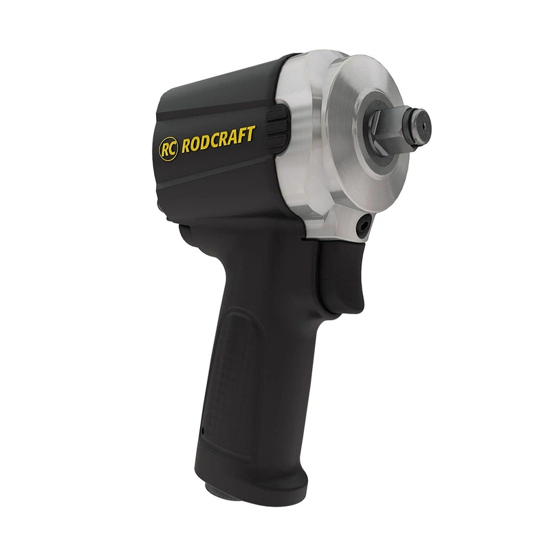 Rodcraft - RC2203 1/2 inch Compact Impact Wrench, Extra Short: 90 mm, 1,254 Nm Release Torque, Perfectly Balanced Weight of 1.1 kg