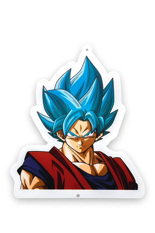 TEKNOFUN - Official Dragon Ball Super License - Neon Mural LED Mural GOKU - Luminous decoration - USB cable (included) - Comes with 2 supports - From 14 years old - 811414