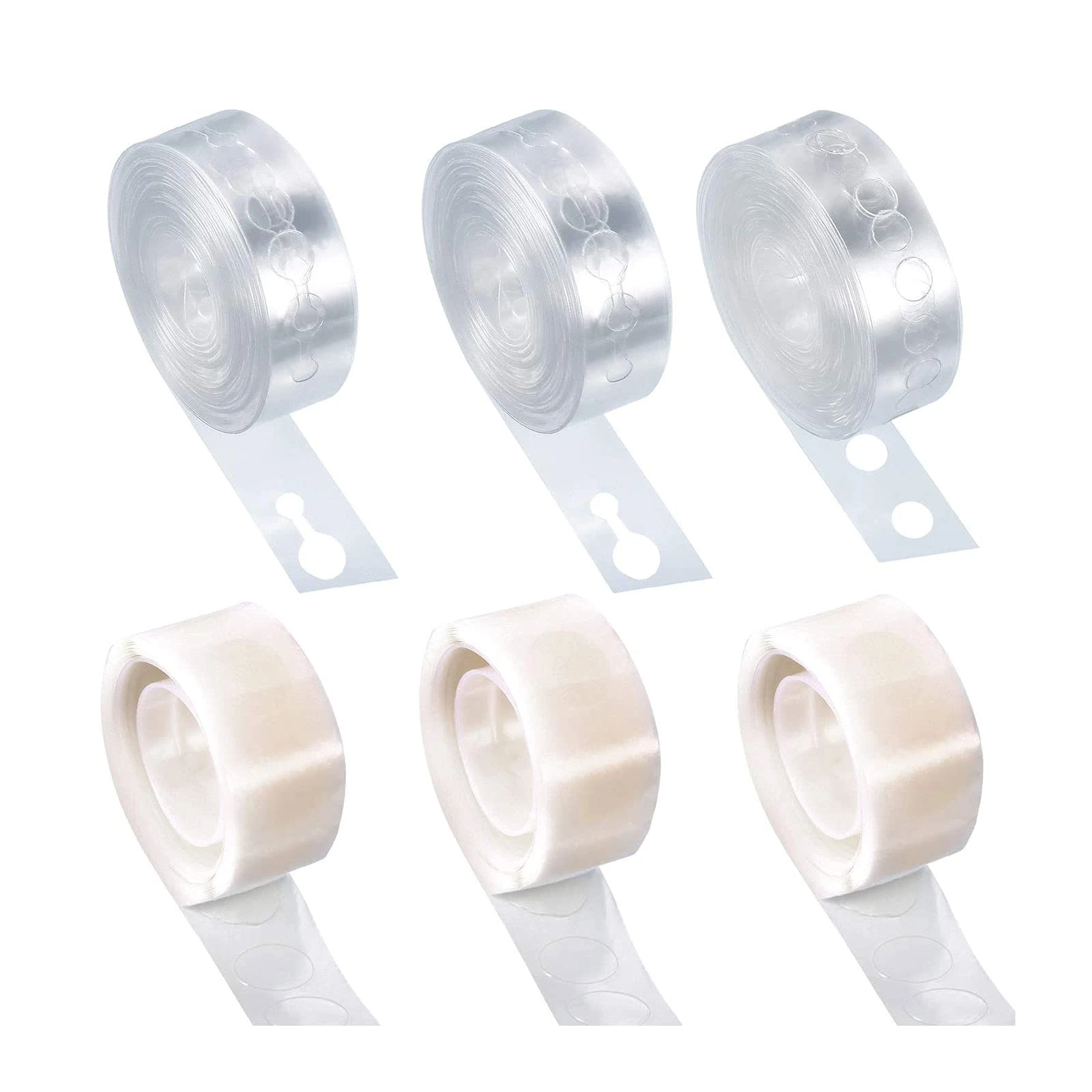 KkaFFe Balloon Arch Kit, Balloon Arch Tape, Balloon Tape Strip, Balloon Garland Decorating Strip Kit, for Party Wedding/Birthday/Baby Show Decorations (Single Hole+2*Double Hole+3*Glue Point)