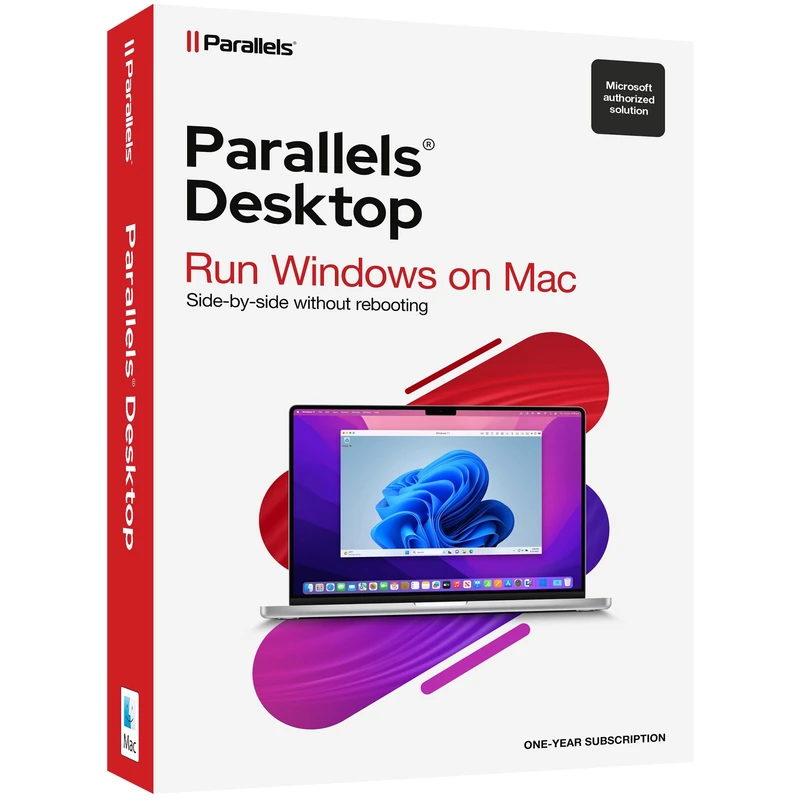 Parallels Desktop 26 for Mac | Run Windows on Mac Virtual Machine Software | Authorized by Microsoft | 1 Year Subscription [Mac Key Card]