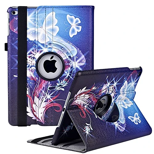 Rotating Case for iPad 9.7 inch 6th Gen, 5th Gen/iPad Air 2 / iPad Air - 360 Degree Rotating Stand Protective Cover with Auto Sleep Wake for iPad 9.7 2018 2017 / iPad Air 2 / iPad Air