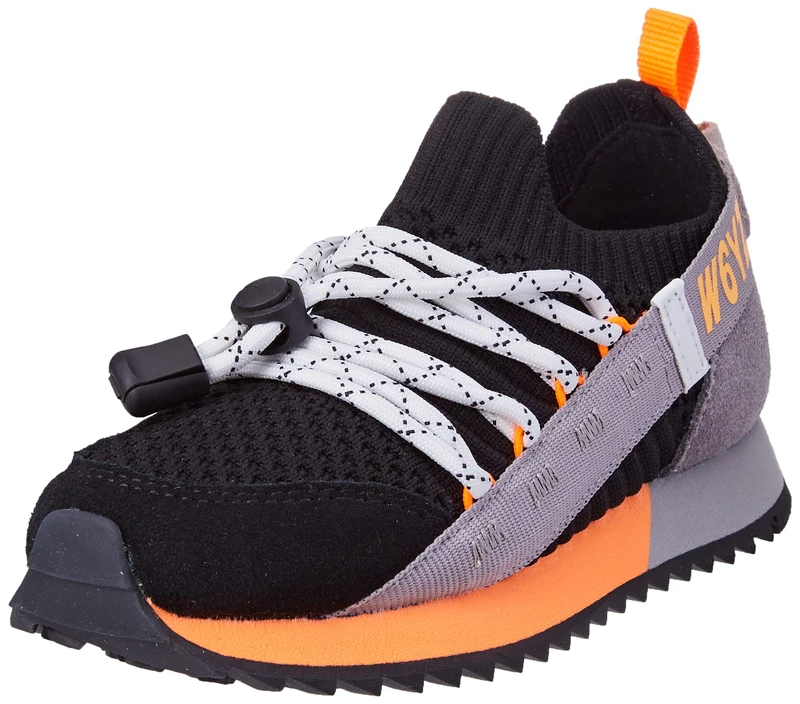 W6yz EVO-J., Gymnastics Shoes, Nero,