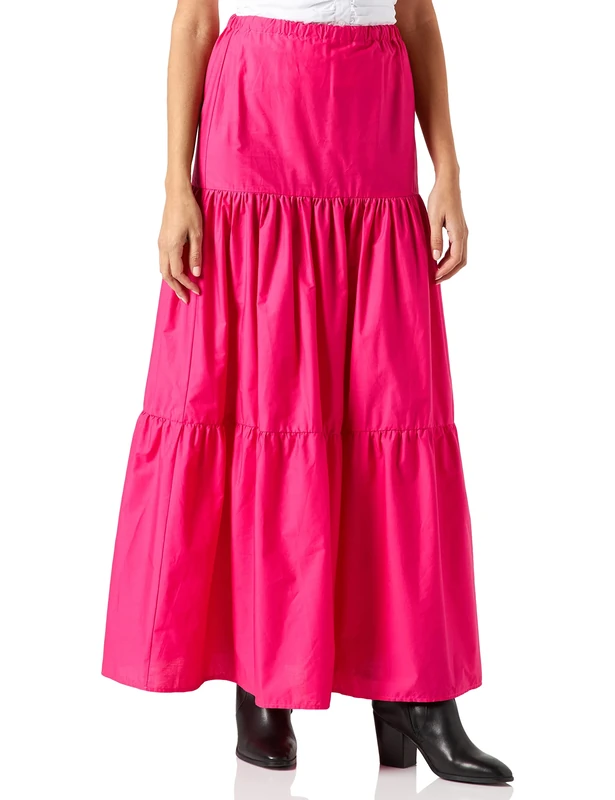 Pinko Women's Dignity 2 Gonna Popeline Skirt, N17_BARBABIETOLA CH, 42