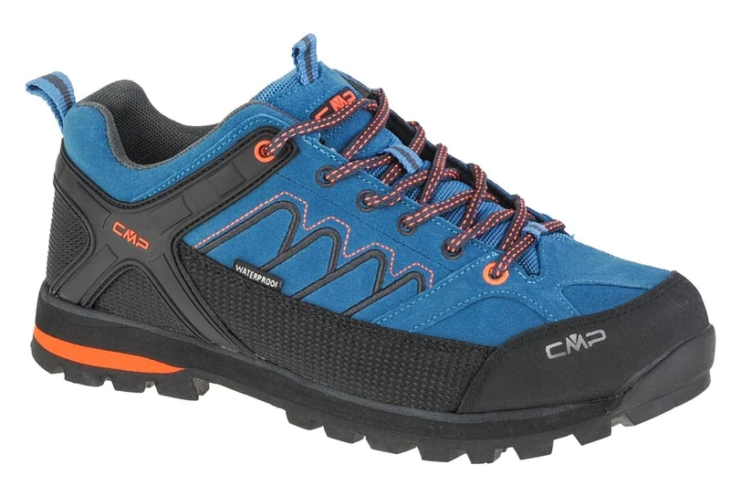CMP Men's Moon Low Trekking Shoes WP, Deep Lake-Anthracite, 6.5 UK