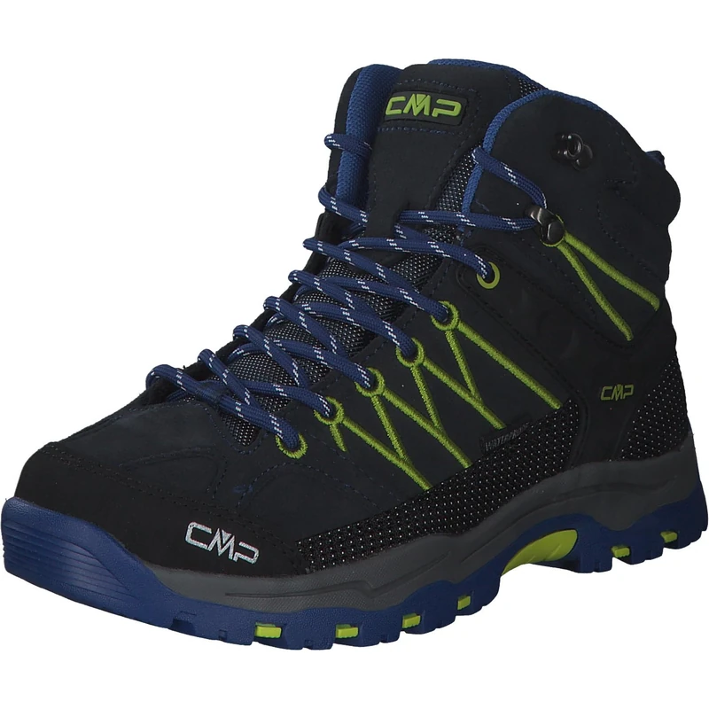 CMP Unisex Children's Rigel Mid Trekking Shoes WpTrekking Shoes, B Blue Electric, 10.5 UK Child