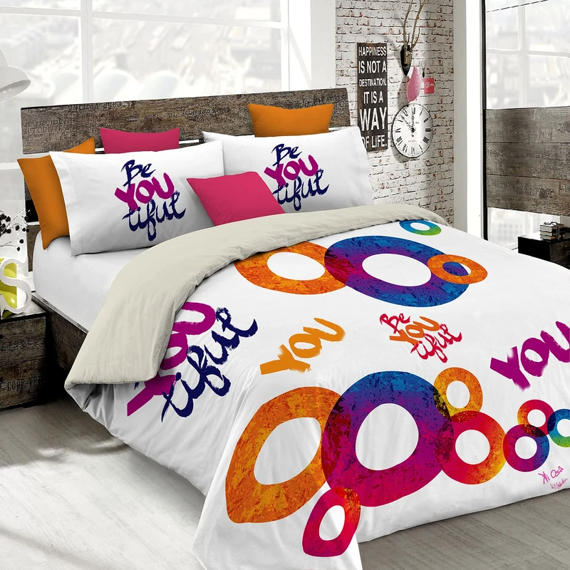 Italian Bed Linen Duvet Cover Set KI-OSA, 603, Single